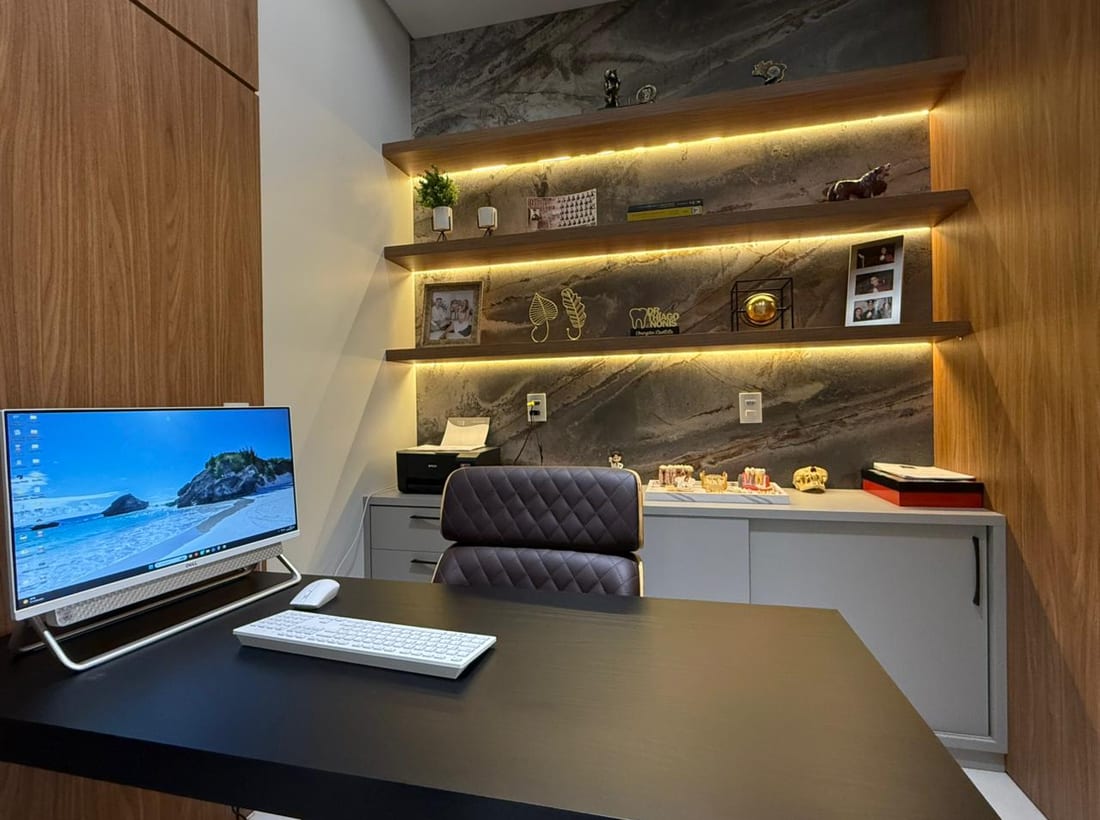Sala de planejamento da Nonis Odontologia em Toledo